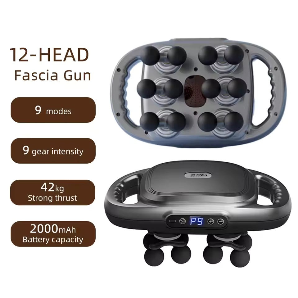 42-Head Deep Tissue Massage Gun