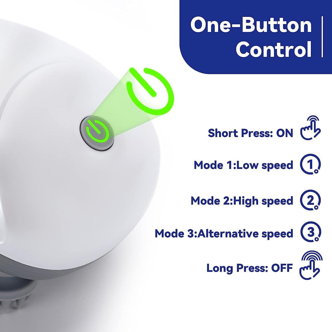 Rechargeable Massager with Deep Tissue Massage Nodes