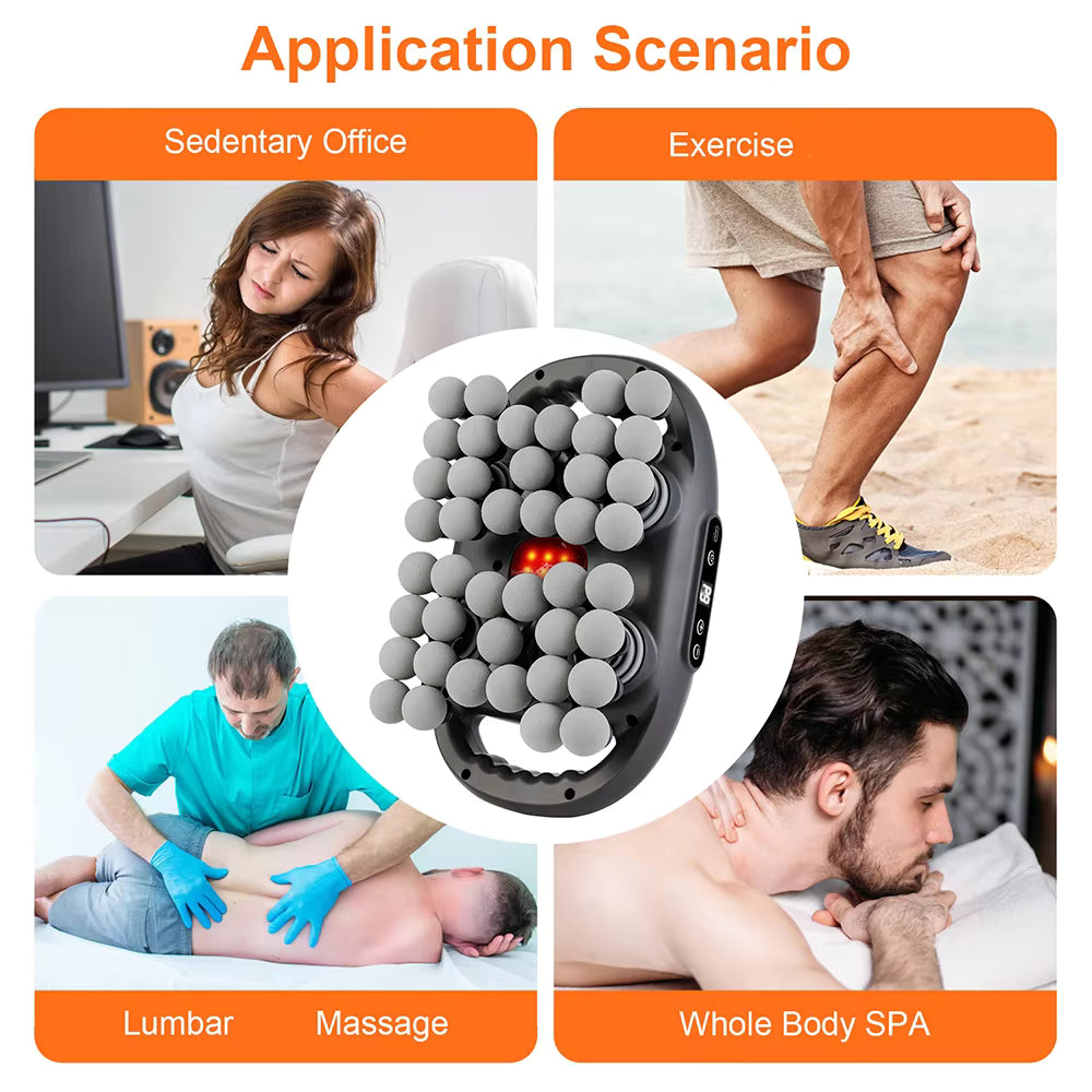 42-Head Deep Tissue Massage Gun