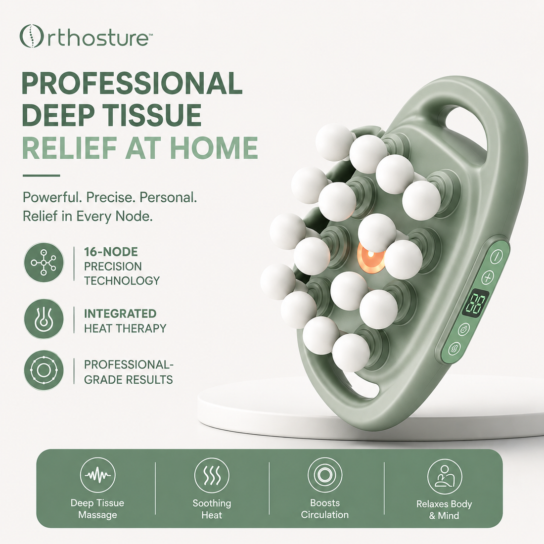 42-Head Deep Tissue Massage Gun